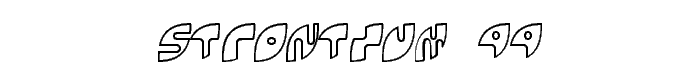 Strontium 99 font